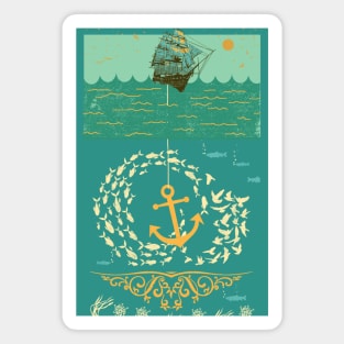 GOLDEN ANCHOR Magnet